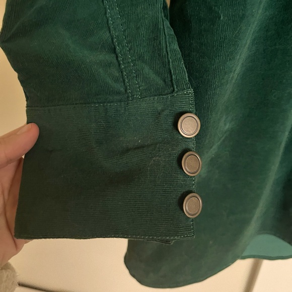 Free People Courderoy dress with brass buttons - Picture 2 of 3